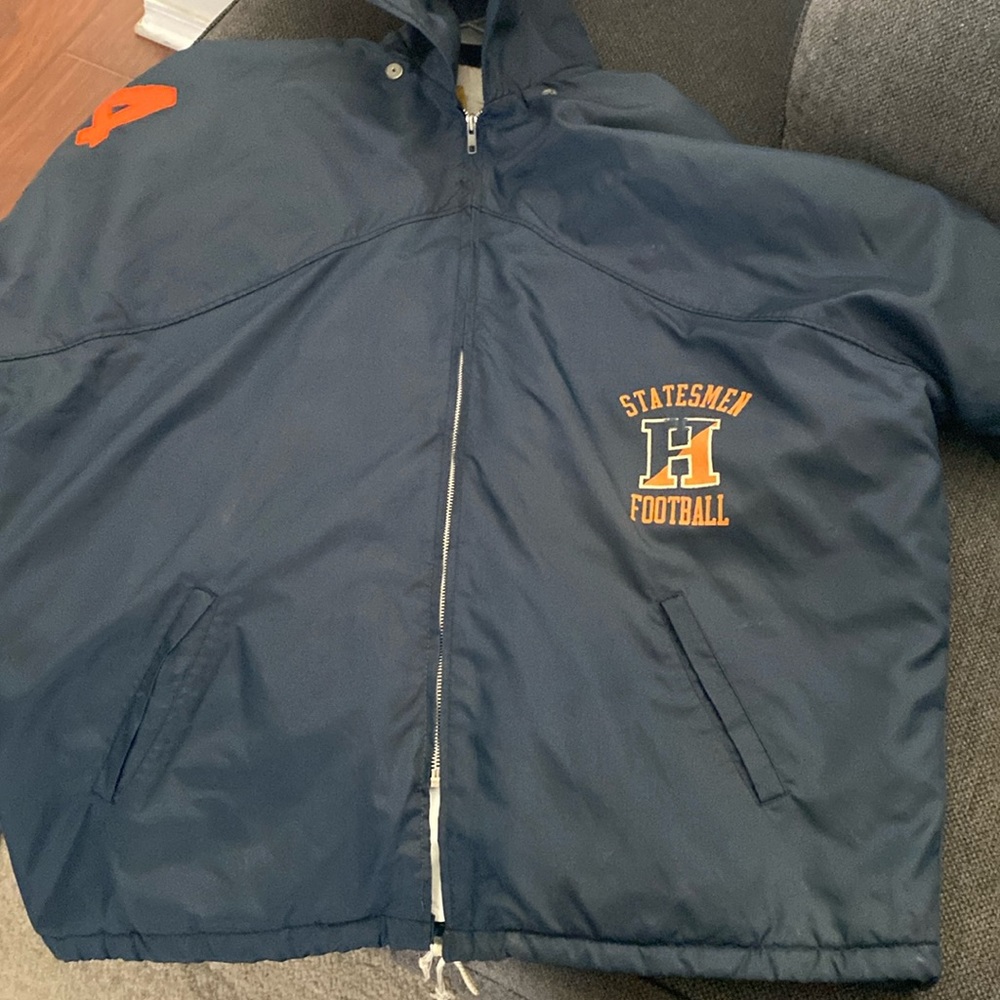 Vintage Statesmen Football rain jacket